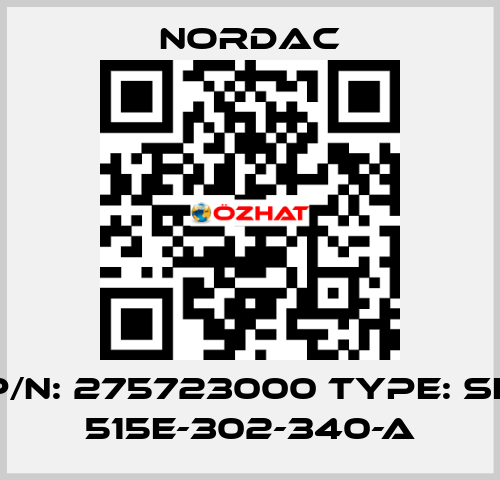 P/N: 275723000 Type: SK 515E-302-340-A NORDAC