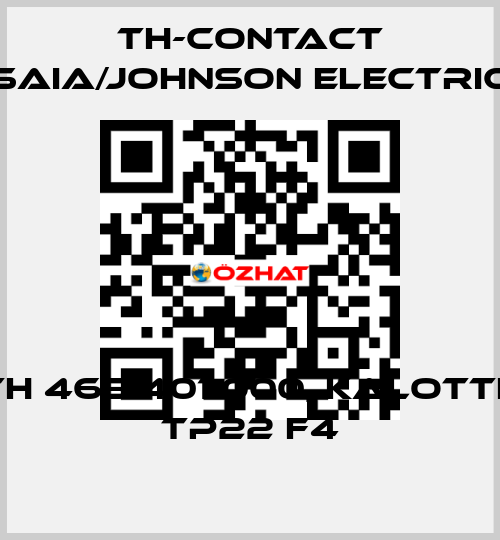 TH 465 401 000, Kalotte TP22 F4 TH-Contact (Saia/Johnson Electric)