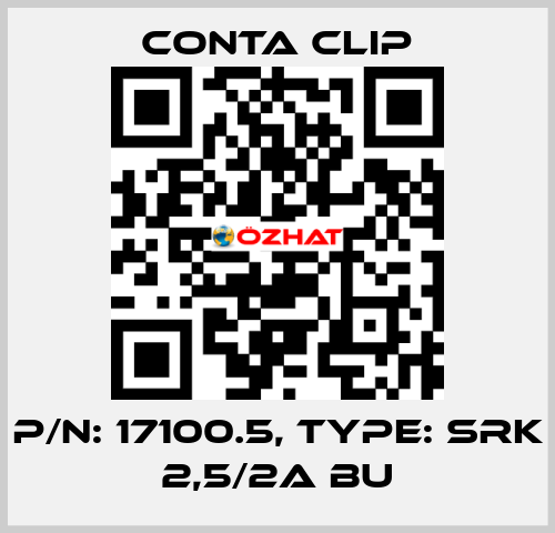 P/N: 17100.5, Type: SRK 2,5/2A BU Conta Clip