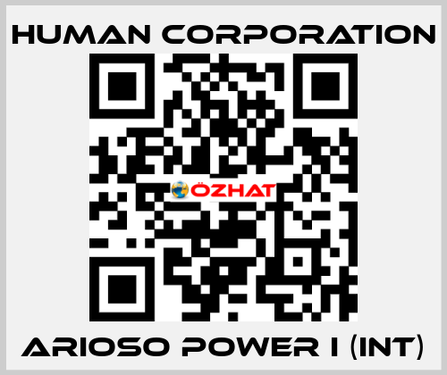 Arioso Power I (Int) Human Corporation