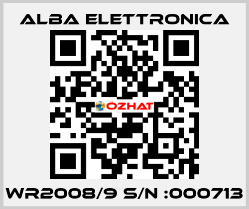 WR2008/9 S/N :000713 ALBA ELETTRONICA