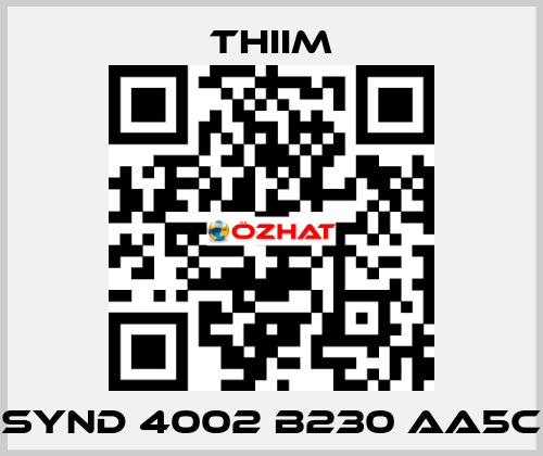 SYND 4002 B230 AA5C Thiim