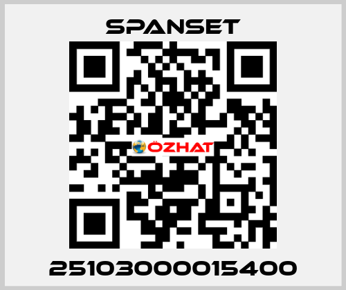 25103000015400 SpanSet