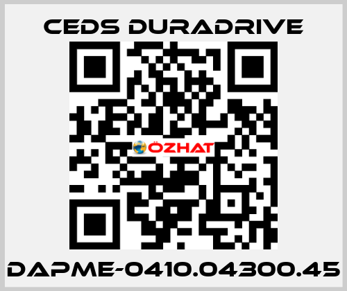 DAPME-0410.04300.45 Ceds Duradrive