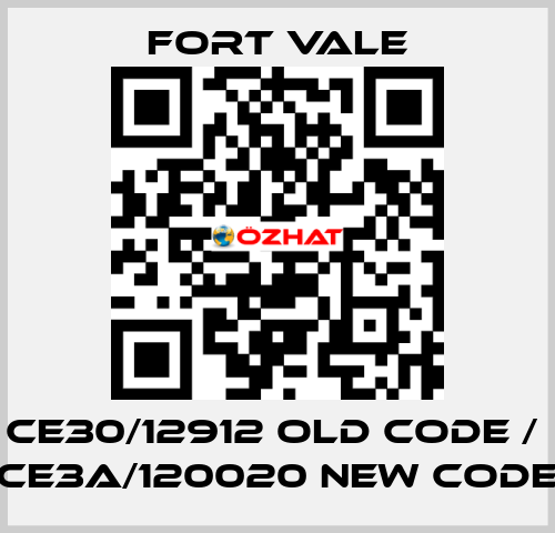 CE30/12912 old code /  CE3A/120020 new code Fort Vale