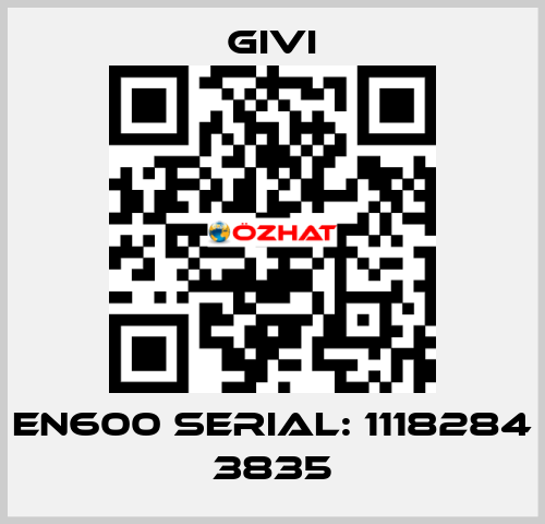 EN600 Serial: 1118284 3835 Givi