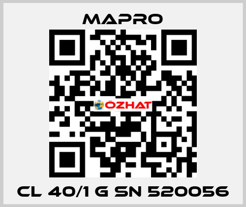 CL 40/1 G SN 520056 Mapro