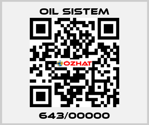 643/00000 Oil Sistem