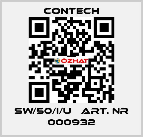 SW/50/I/U   Art. nr 000932 Contech