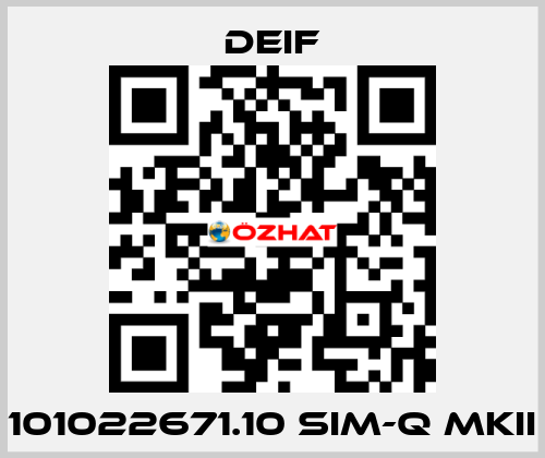 101022671.10 SIM-Q MKII Deif