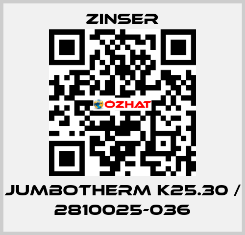 JUMBOTHERM K25.30 / 2810025-036 Zinser