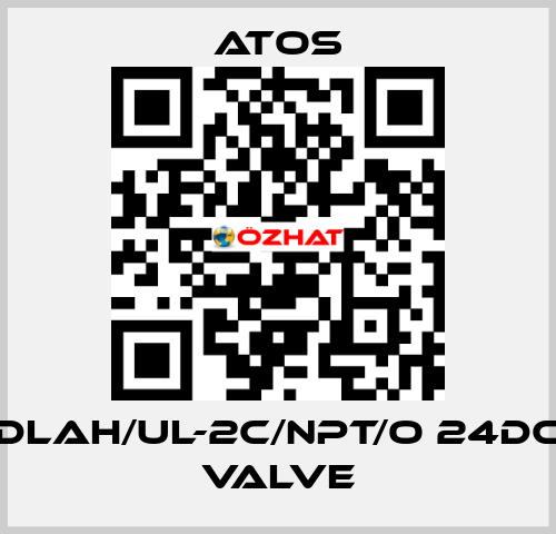 DLAH/UL-2C/NPT/O 24DC Valve Atos