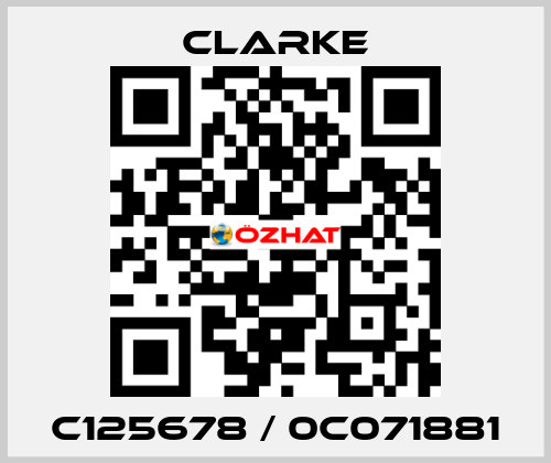 C125678 / 0C071881 Clarke