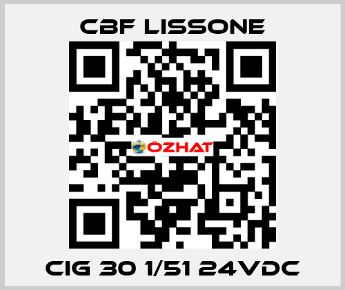 CIG 30 1/51 24VDC CBF LISSONE