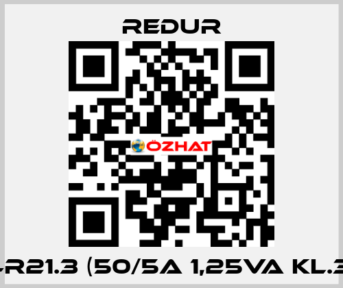 4R21.3 (50/5A 1,25VA Kl.3) Redur