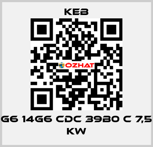 G6 14G6 CDC 39B0 C 7,5 kW KEB