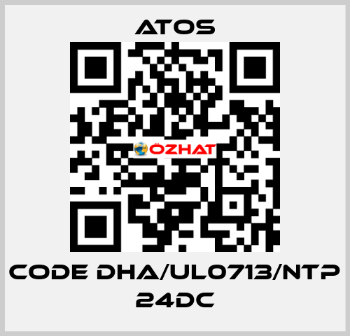 Code DHA/UL0713/NTP 24DC Atos