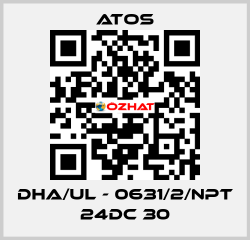 DHA/UL - 0631/2/NPT 24DC 30 Atos