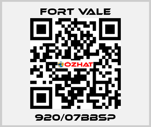 920/07BBSP Fort Vale