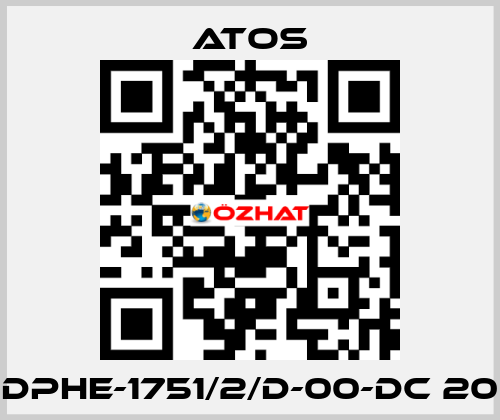 DPHE-1751/2/D-00-DC 20 Atos