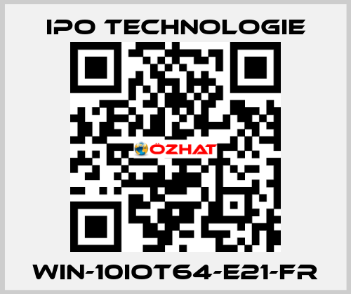 WIN-10IOT64-E21-FR IPO Technologie