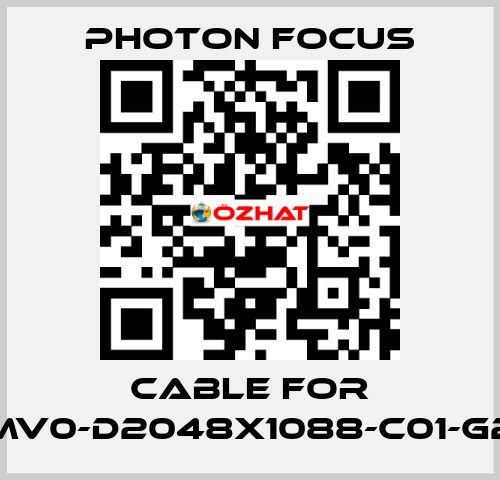 cable for MV0-D2048X1088-C01-G2 PHOTON FOCUS