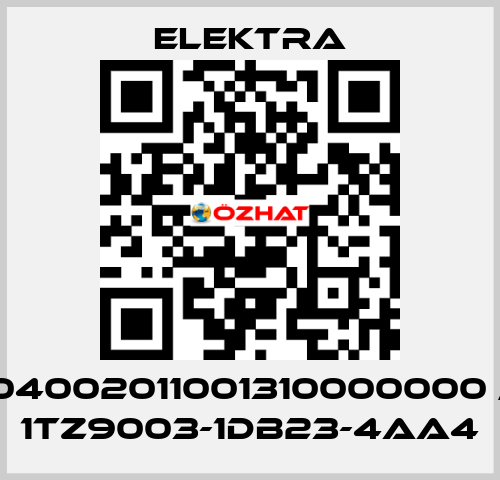 04002011001310000000 / 1TZ9003-1DB23-4AA4 ELEKTRA