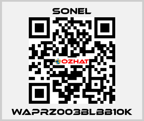 WAPRZ003BLBB10K Sonel