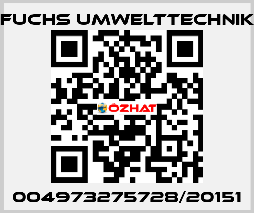 004973275728/20151 Fuchs Umwelttechnik