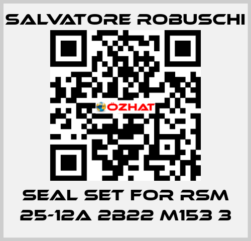 seal set for RSM 25-12A 2B22 M153 3 SALVATORE ROBUSCHI