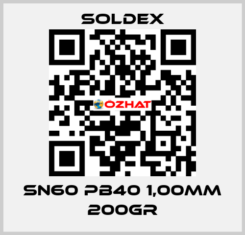 Sn60 Pb40 1,00mm 200Gr SOLDEX