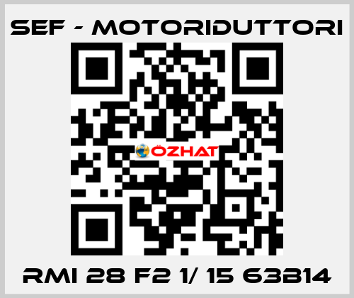 RMI 28 F2 1/ 15 63B14 SEF - MOTORIDUTTORI