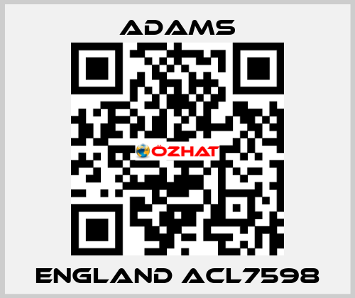 ENGLAND ACL7598 ADAMS