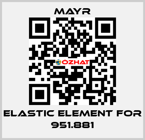 Elastic element for 951.881 Mayr