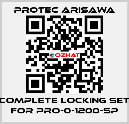 Complete locking set for PRO-0-1200-SP Protec Arisawa