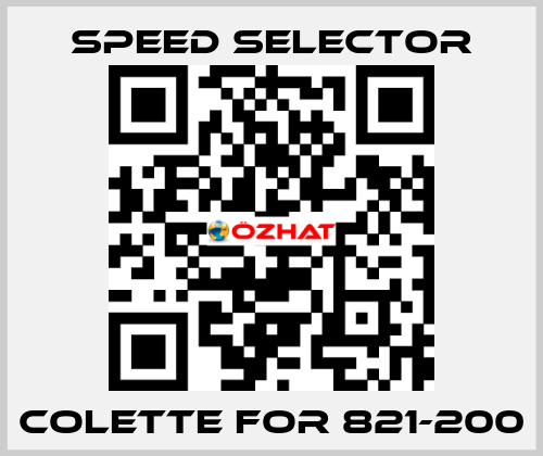 colette for 821-200 Speed Selector