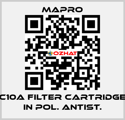 C10A filter cartridge in pol. Antist. Mapro