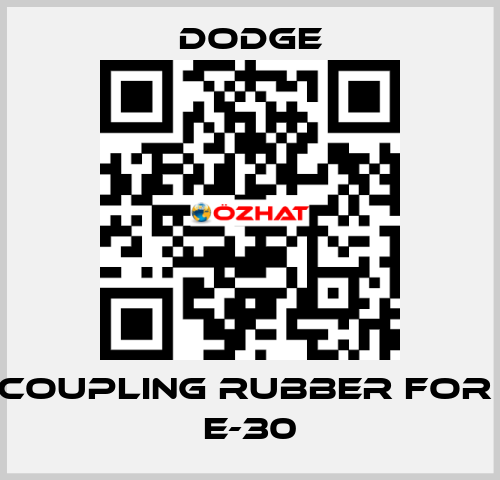 COUPLING RUBBER for  E-30 Dodge