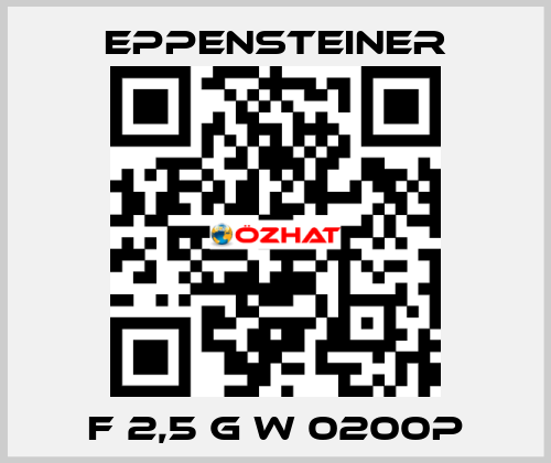 F 2,5 G W 0200P Eppensteiner