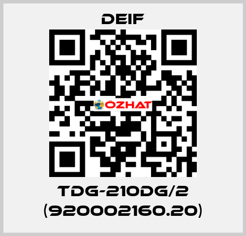 TDG-210DG/2 (920002160.20) Deif