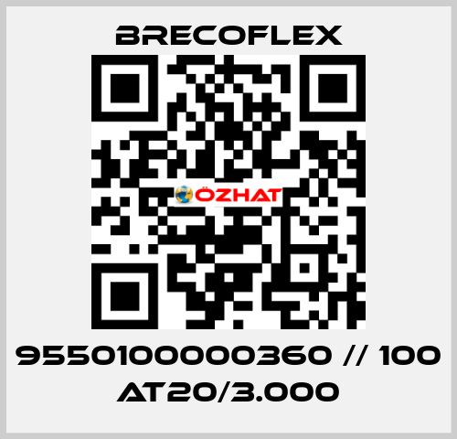 9550100000360 // 100 AT20/3.000 Brecoflex