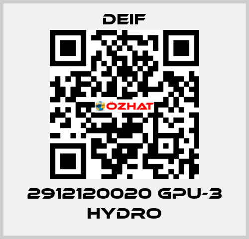 2912120020 GPU-3 Hydro Deif