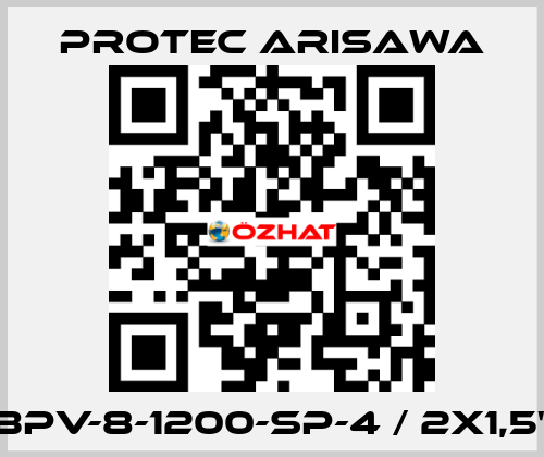 BPV-8-1200-SP-4 / 2x1,5" Protec Arisawa