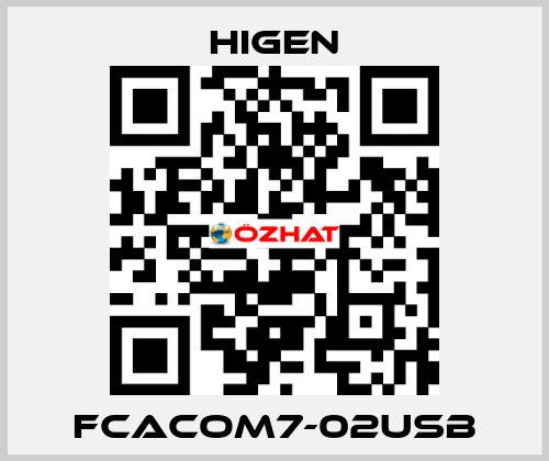 FCACOM7-02USB Higen