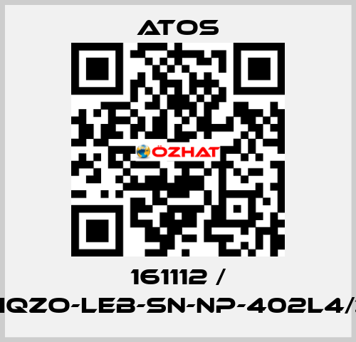 161112 / LIQZO-LEB-SN-NP-402L4/Z Atos