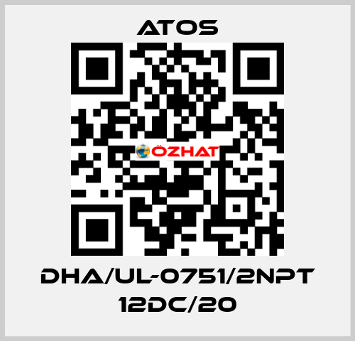 DHA/UL-0751/2NPT 12DC/20 Atos