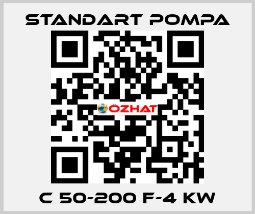 C 50-200 F-4 kW STANDART POMPA