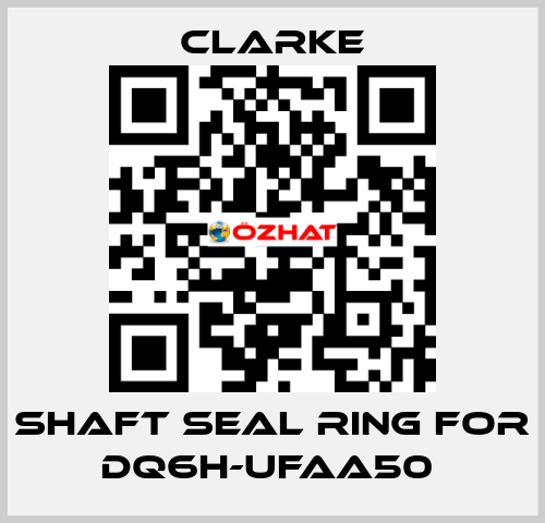 Shaft seal ring for DQ6H-UFAA50  Clarke