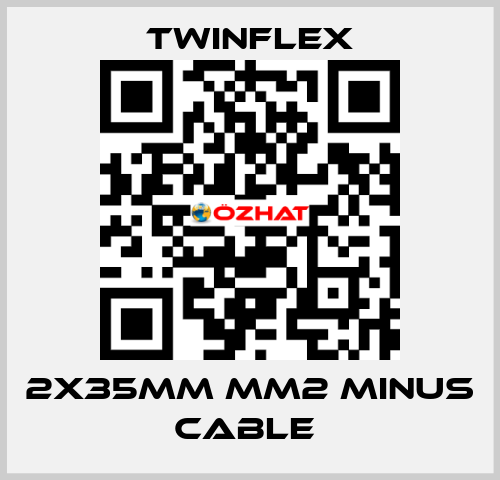 2x35mm mm2 MINUS cable  Twinflex