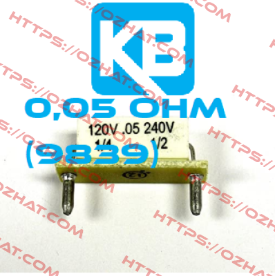 0,05 oHM (9839) KB Electronics